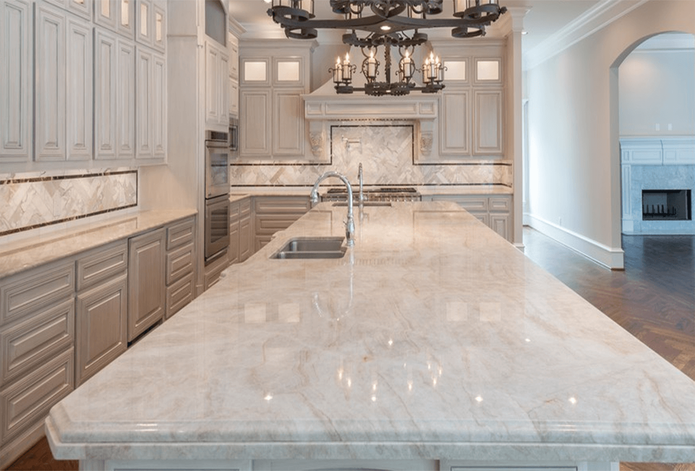 Taj-Mahal Quartzite Countertops
