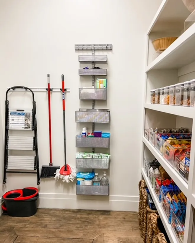 Cleaning Tool Storage Ideas for Brooms Mops and Vacuums